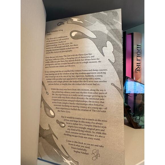 The Locked Library The Girl With The Fierce Eyes By Sophia Vahdati - Picture 3 of 8